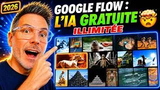 Miniature : Google Flow : générez des images IA ILLIMITÉES et GRATUITEMENT (avec juste Gmail)