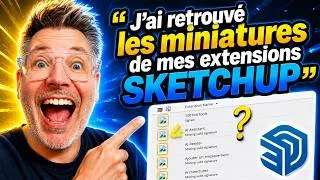 Miniature : J'ai retrouvé les miniatures de mes extensions SketchUp