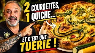 Miniature : 2 COURGETTES, 1 QUICHE… ET C’EST UNE TUERIE !  #vegetarian #quichemaison 