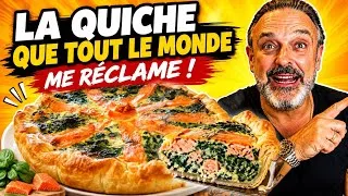 Miniature : La QUICHE que tout le monde me réclame ! #quichesaumon #quiche  #fraicheur 