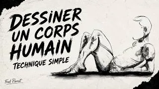 Miniature : Dessiner un corps humain: technique simple