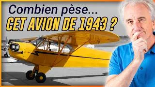 Miniature : On pèse un morceau d’histoire : l’incroyable Piper J3 de 1943 !