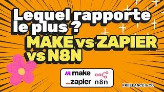 Miniature : Make vs Zapier vs n8n lequel choisir pour un freelance IA no code en 2026