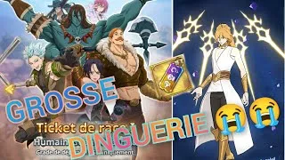 Miniature : Je DROP FREYR et JORMUNGANDR avec les tickets SR 😱😭 !! 7ds Grand Cross