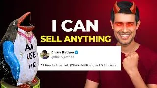 Miniature : Dhruv Rathee Tricked 20,000+ People with AI Fiesta (Proof Included)