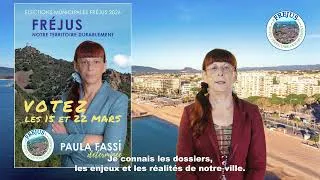 Miniature : PAULA FASSI Cheffe de file du groupe Fréjus Notre Territoire Durablement 