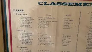 Miniature : Classement tennis de table 1940-41
