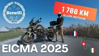 Miniature : Roadtrip de 1700km pour aller à l'EICMA 2025 avec la TRK 702X