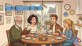 Miniature : Learn French at Home: Real Daily Conversations