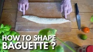 Miniature : HOW TO SHAPE BAGUETTE ? (French Baguettes, Pointed Baguette)