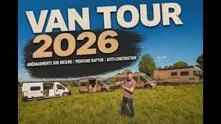 Miniature : VAN TOUR FRENCHCAMPERS 2026 / AMENAGEMENTS SUR MESURE / PEINTURE RAPTOR / AUTO CONSTRUCTION ETC