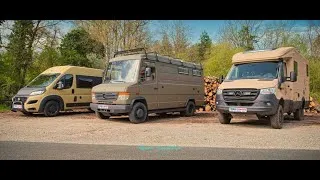 Miniature : RAPTOR LINER BY FRENCHCAMPERS sur Mercedes MLT Sprinter 4x4 offroad / Mercedes Vario / Boxer L4H2