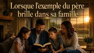 Miniature : Lorsque l'exemple du père brille dans sa famille.