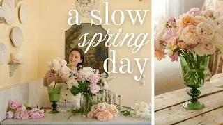 Miniature : 75 - Fresh Blooms, Strawberry Charlotte & Brocante Finds / A slow day in my French Farmhouse