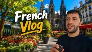 Miniature : Easy French Listening Practice in France | Vlog France (FR/EN Subtitles)