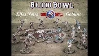 Miniature : Blood Bowl - Red Reapers (Elfes Noirs) Vs Flying Circus (Goblins) - League Bowl du Lac, Semaine 3