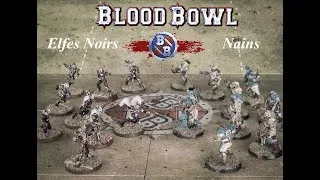 Miniature : Blood Bowl - Red Reapers (Elfes Noirs) Vs Nains de Romarik - League Bowl du Lac, Semaine 2