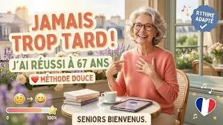 Miniature : Cours Français Seniors Rythme Adapté Retraités | Méthode Douce Progressive