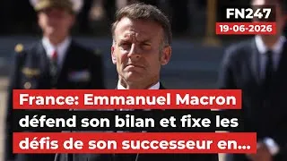 Miniature : France: Emmanuel Macron défend son bilan et fixe les défis de son successeur en 2027