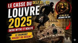 Miniature : Le casse du Louvre 2025 : le diamant maudit du Régent 💎 | Histoire en français DELF B1-B2