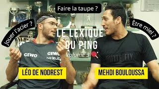 Miniature : Léo De Nodrest et Mehdi Bouloussa | Le Lexique du ping #3