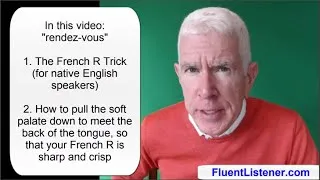 Miniature : Pronouncing rendez-vous. A video for English speakers learning French