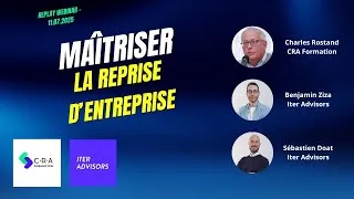 Miniature : maitriser la reprise d'entreprise -  replay Webinar 11 juillet 2025