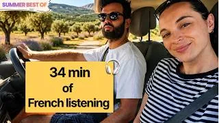 Miniature : Conversation sur la ROUTE dans la campagne française 🌾🇫🇷 | Intermediate French Podcast (Best Of)