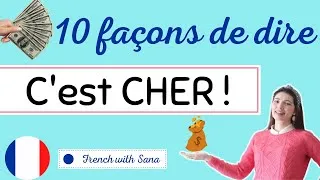 Miniature : French expressions : 10 façons de dire c'est cher en français #frenchwithsana #frenchlessons