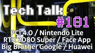 Miniature : Tech Talk #101 - GOOGLE VOUS ENREGISTRE / FACEAPP / NINTENDO LITE / RTX 2080 Ti SUPER ? [Live]
