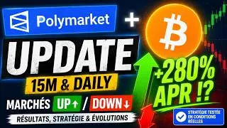 Miniature : Bot de trading Polymarket UP/DOWN BTC en Daily et 15 minutes (Vidéo Update)