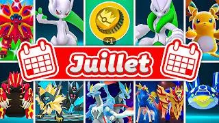 Miniature : Le MEILLEUR MOIS de l'histoire de Pokémon GO ! Actu News Calendrier Juillet !