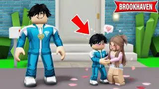 Miniature : BÉBÉ FRIBLOX À CRUSH SUR UNE FILLE SUR BROOKHAVEN ! ROBLOX
