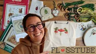 Miniature : FLOSSTUBE #2 | Projets terminés, tuto suspension, chouettes trouvailles & nouvelle organisation
