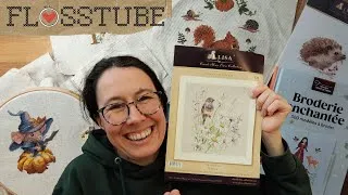 Miniature : FLOSSTUBE | Projets en cours (ou tout juste terminés), achats et unboxing de mon premier kit Lanarte