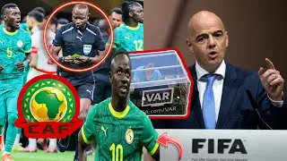 Miniature : Arbitrage Sénégal–Maroc : la FIFA frappe fort ! Et sanctionne l’arbitre…..