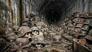 Miniature : 12 000 casques allemands cachés découverts dans un tunnel secret nazi