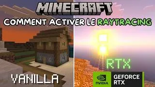 Miniature : Ray Tracing sur Minecraft Bedrock & Preview : Tutoriel Complet 2026
