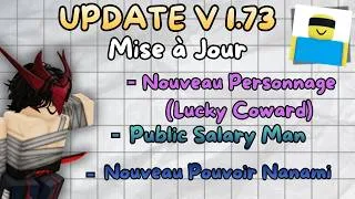 Miniature : UPDATE V1.73 – NOUVEAU PERSONNAGE (Lucky Coward) + SALARY MAN PUBLIC !  Jujutsu Shenanigans (Roblox)