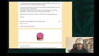 Miniature : Echauffement MDF, on écrit des questions !