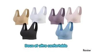Miniature : Soutien-Gorge Sans Couture Femme : Confort, Yoga, Sport et Quotidien | Lemef | Review