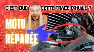 Miniature : C'est quoi cette trace d'huile ? Harley réparée...