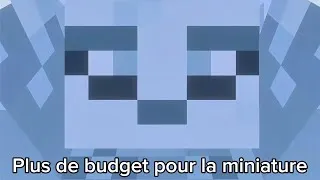 Miniature : Je suis stylé et je fini Minecraft (pas comme la miniature)
