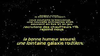 Miniature : intro starwars transport
