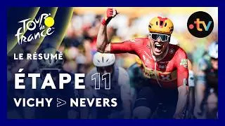 Miniature : Tour de France 2026 : Søren Wærenskjold crée la SURPRISE à Nevers ! (résumé étape 11)