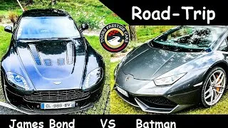 Miniature : Toute une journée en Aston Martin V12 et Lamborghini Huracan V10