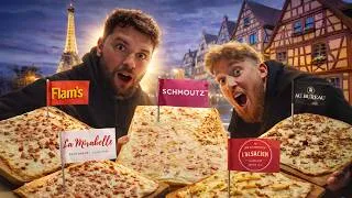 Miniature : ON A ÉLU LA MEILLEURE FLAMMEKUECHE (tarte flambée) DE PARIS !