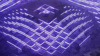 Miniature : Satisfying Abstract Sci-Fi Geometry Nodes Animation Blender 3D
