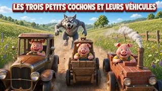 Miniature : Les Trois Petits Cochons et leurs Véhicules 🚗🐷 - Histoire pour Enfants | Contes classiques