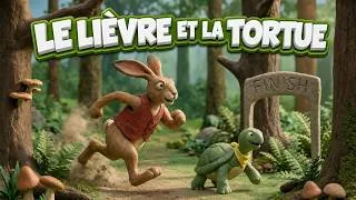 Miniature : Le Lièvre et la Tortue 🐢🐇 - Histoire pour enfants | Conte animé en français